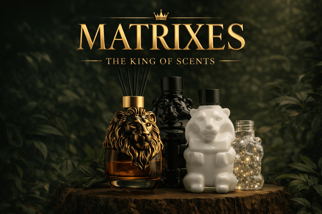 Launching a Unique Fragrance Brand: Lion, Bear, Dog & Grenade Shaped Diffusers by MATRIXES - Matrixes