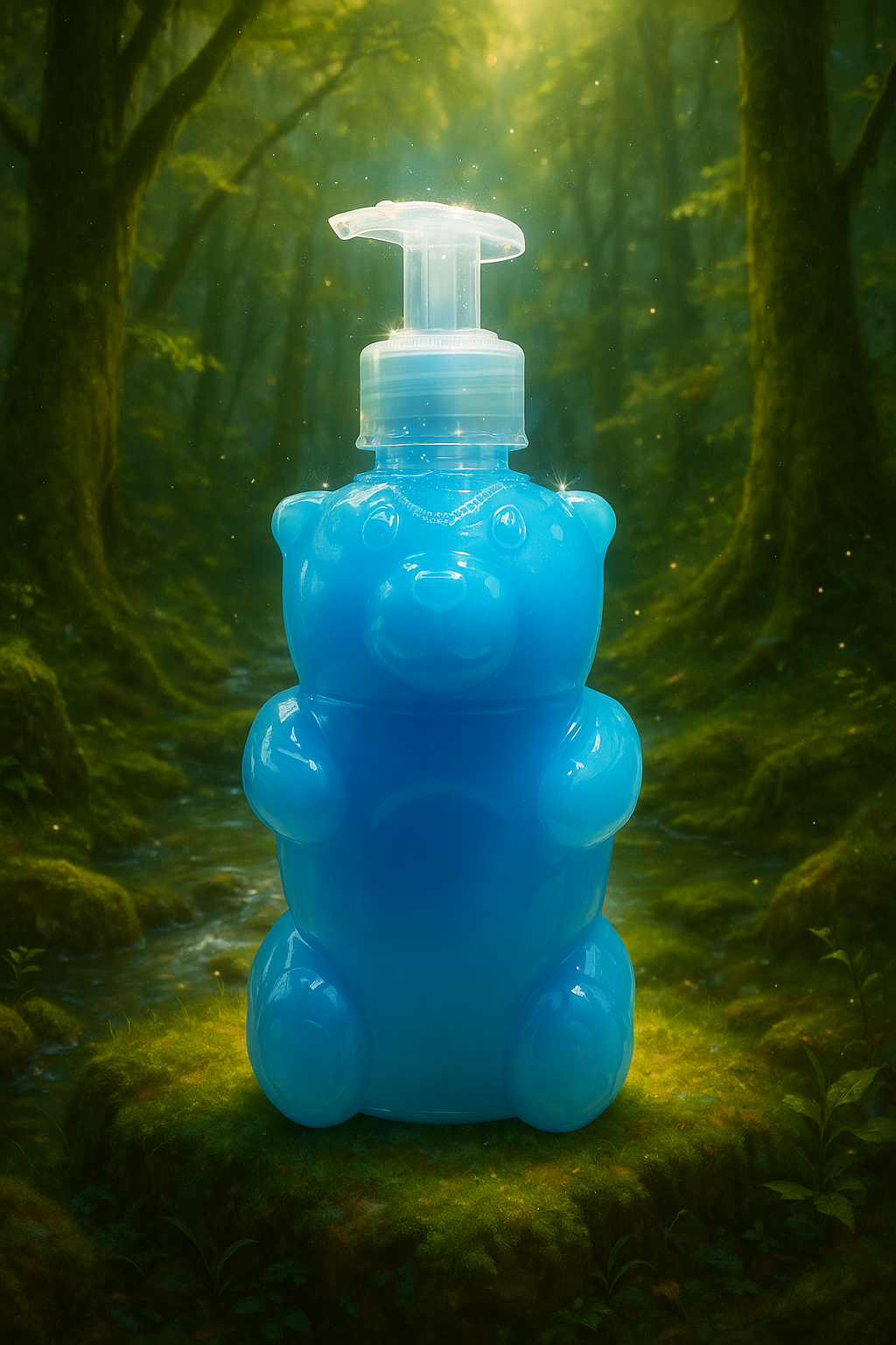 Bear Bottle 350ml – Reusable Soap Dispenser with Pump – 100% Recyclable PET