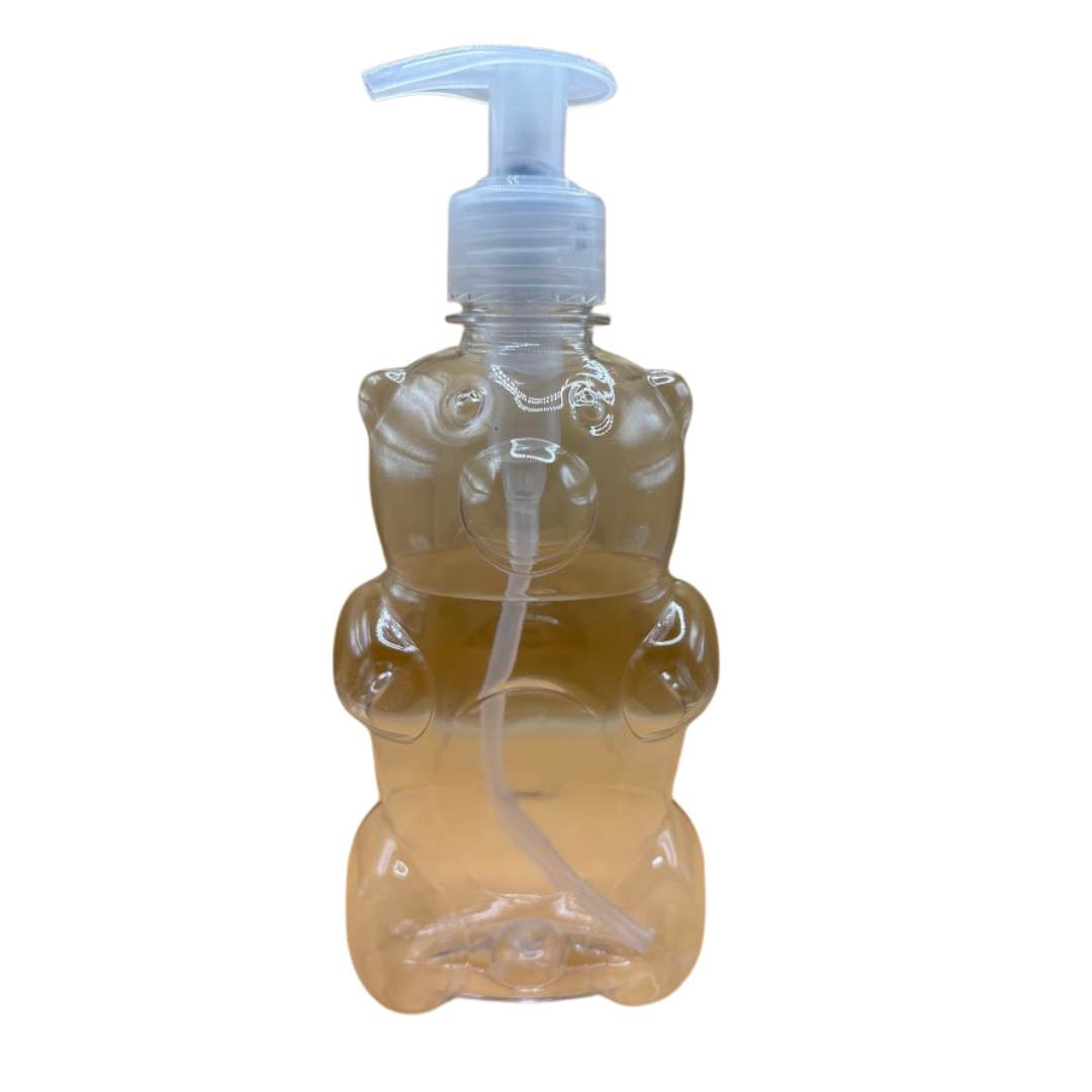 Bear Bottle 350ml – Reusable Soap Dispenser with Pump – 100% Recyclable PET