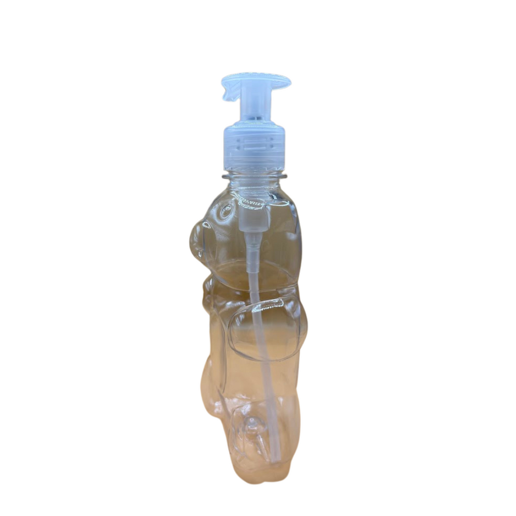 Bear Bottle 350ml – Reusable Soap Dispenser with Pump – 100% Recyclable PET