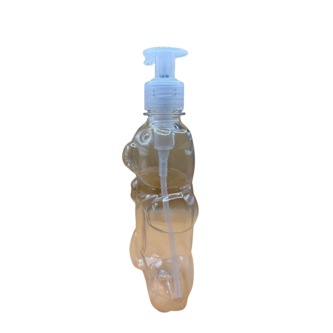 Bear Bottle 350ml – Reusable Soap Dispenser with Pump – 100% Recyclable PET