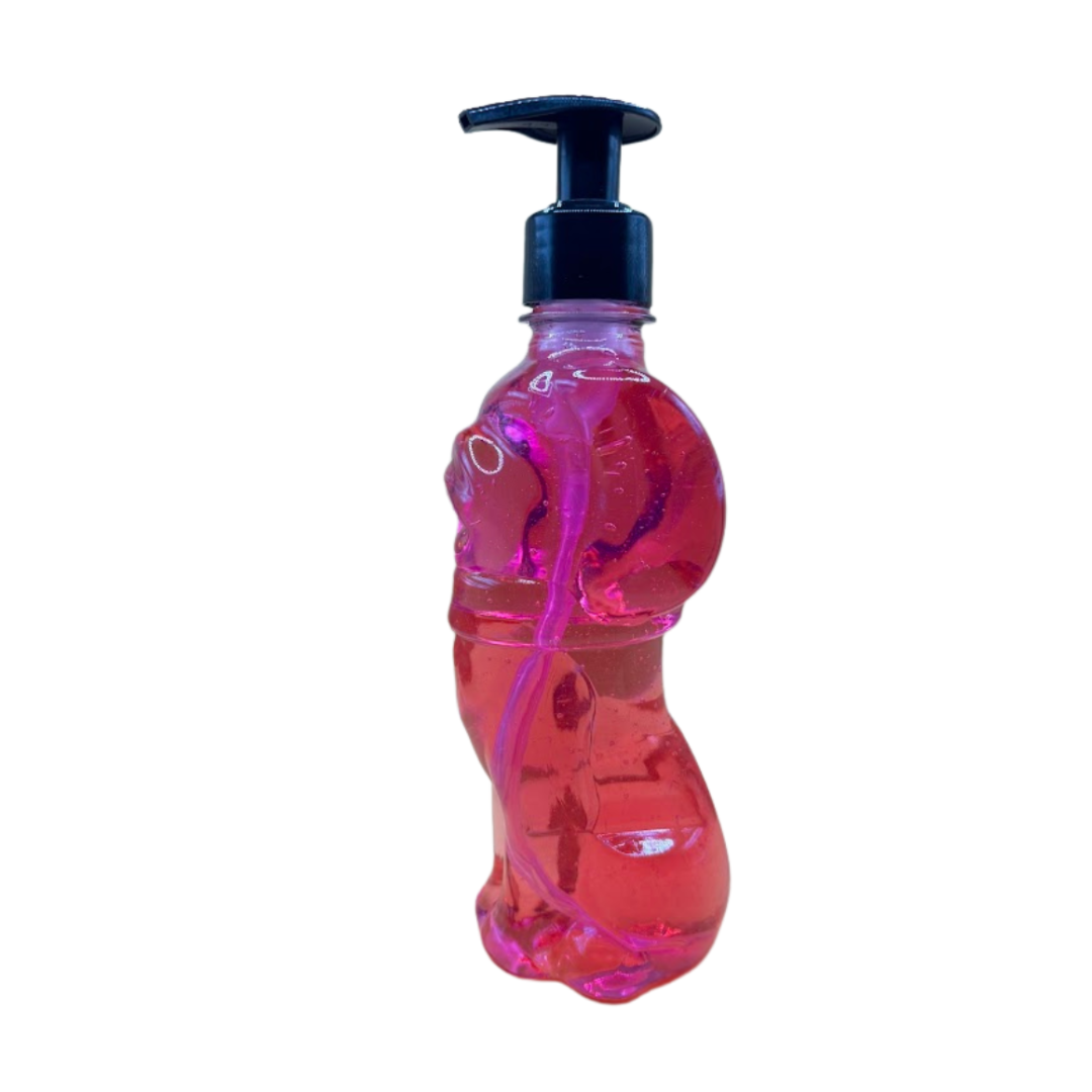 Dog Bottle 350ml – Reusable Soap Dispenser with Pump + 2 Extra Caps PET