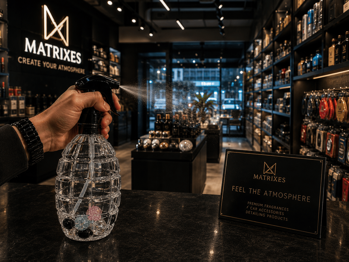 MATRIXES XXXL Crystal Room Perfume – Grenade Edition 300ml - Matrixes